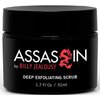 Billy Jealousy Assassin Deep Exfoliating Scrub, Mens Daily Facial Cleanser with Walnut, Almond and Vitamin E, Moisturizing Face Product for Dry and Oily Skin, 1.7 Fl Oz
