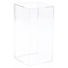Pioneer Plastics 083C Small Clear Plastic Display Case, 3.5" W x 3.75" D x 8" H (Mailer Box)
