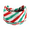 Ainuno Wide Boho Christmas Headbands for Women Red Green Polka Dots Stripe Workout Thick Party Bandana Headband Winter Fashion Yoga Head Bands Hair Knotted Elastic Stretch Headwear Pack of 3