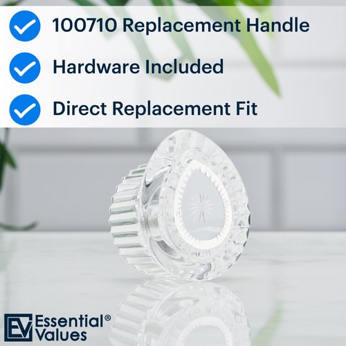 Aftermarket Compatible Moen Shower Handle Replacement (100710) Tub & Shower Knob - Compatible Moen Posi Temp Handle Kit