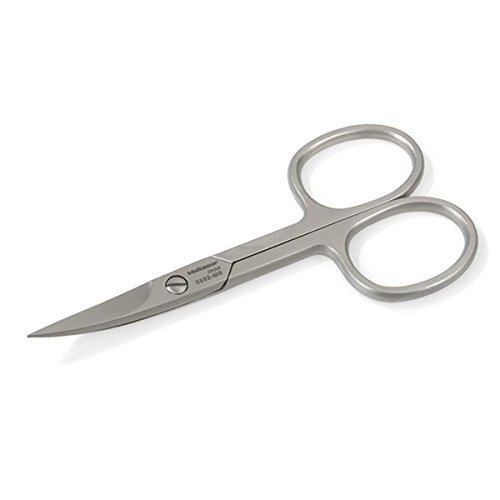 Stainless Steel First Quality Curved Nail Scissors in Matte Finish. Made by Malteser in Germany by Malteser