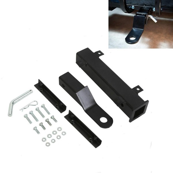 Threemom Trailer Hitch with Receiver Rear Seat for Step on Back of Golf Cart EZGO CC YMH
