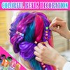 Hair Braiding Kit for Girls 8-12, FunKidz Handheld Hair Temporary Coloring Clamp with Hair Chalk for Kids Washable Hair Makeup Kit