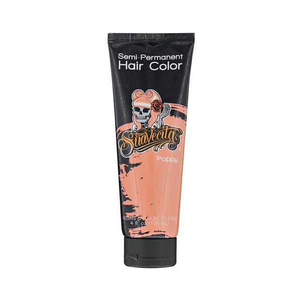 Suavecita Semi-Permanent Hair Color Poppy Coral Vegan Cruelty Free