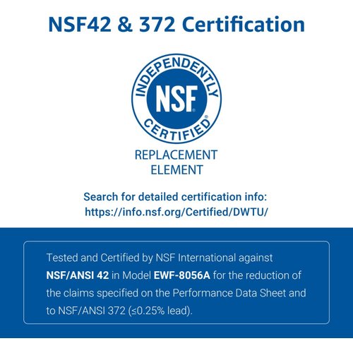 Waterspecialist RV Inline Water Filter, NSF Certified, Reduces Chlorine, Bad Taste and Odor, Rust, Corrosion, Sediments, and Turbidity, Dedicated for RVs, 1 Pack Water Filter with Hose Protector