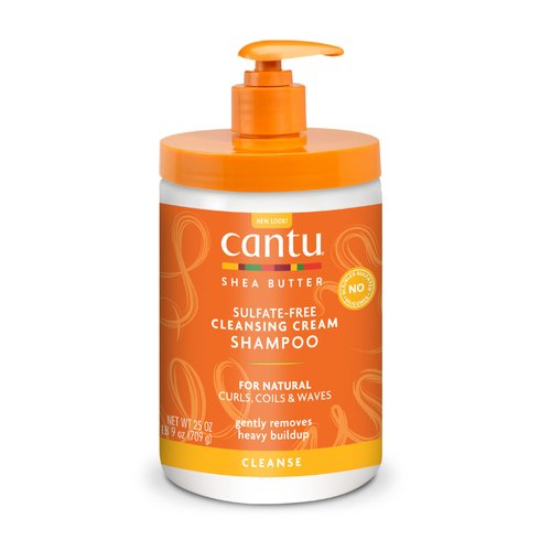 Cantu Cleansing Cream Shampoo with Shea Butter for Natural Hair, 24 fl oz (Packaging May Vary)