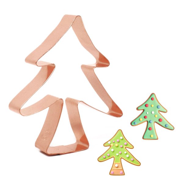 Fat Little Christmas Tree Cookie Cutter, 3.25 x 4 inches