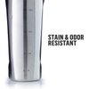 BlenderBottle Radian Shaker Cup Insulated Stainless Steel Water Bottle with Wire Whisk, 26-Ounce, Matte Black