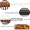 Sitronugras wooden combs set,Handmade Detangling comb with Fine teeth sandalwood combs with handle for Women Men Anti Static Adorable Shape Wooden Hair comb for Wavy Hair
