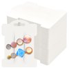 Mototo 200 PCS Hair Clip Bow Display Cards Hair Barrettes Jewelry Display Holder Rectangle Paper Cardboard for Hair Accessories Display and Organizing, 4 x 3 Inches (White)