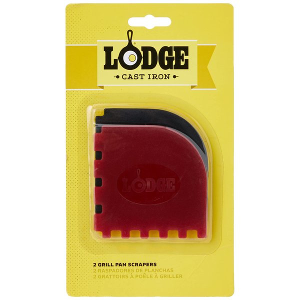 LODGE Grill Pan Scraper 2 Pack, 1 EA