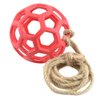 YUYUSO Goat Feeder Toy, 50' Rope, Headbutting Ball for Exercise, Stress Relief, Hay and Treats Compartment