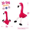 CozyWorld 13’’ Talking Flamingo Repeat What You Said Interactive Cute Plush Toy Stuffed Animals Birthday Gifts for Boys and Girls, Red
