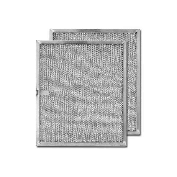 Aluminum Replacement Range Hood Filter 9-7/8 x 11-11/16 x 3/8 (2-Pack)