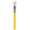 Bdellium Tools Professional Makeup Brush - Studio Series 942 Slanted Contour - With Mix of Soft Synthetic & Natural Fibers, For Adding Dimension to the Face (Yellow, 1pc)