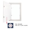 Fengze Plastic Access Panel-15x15cm Reinforced Plumbing Wall Access Panel,Separate of Door and Frame -HVAC Removable Hinged White (6x6inch)