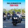 KEMIMOTO Tour Pack Lid Organizer for Road Glide Road King Electra Glide Street Glide Touring Travel-Paks