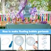 130 Pcs Transparent Balloons Clear Blue Purple Balloons Under The Sea Party Decorations Clear Bubble Mermaid Party Decoration Balloon for Birthday Party Wedding Supplies (10 Inch, 5 Inch)
