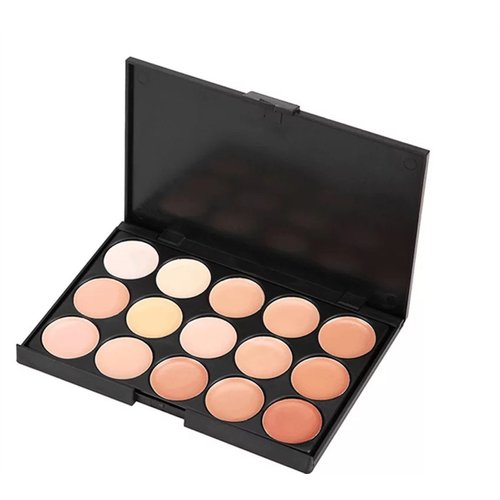 FantasyDay Cream Concealer Palette, 15 Colors, Full Hydrating Coverage, Corrects Dark Circles, Acne Blemish #2