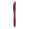 Creative Converting Burgundy Red Disposable Plastic Knives Party Supplies