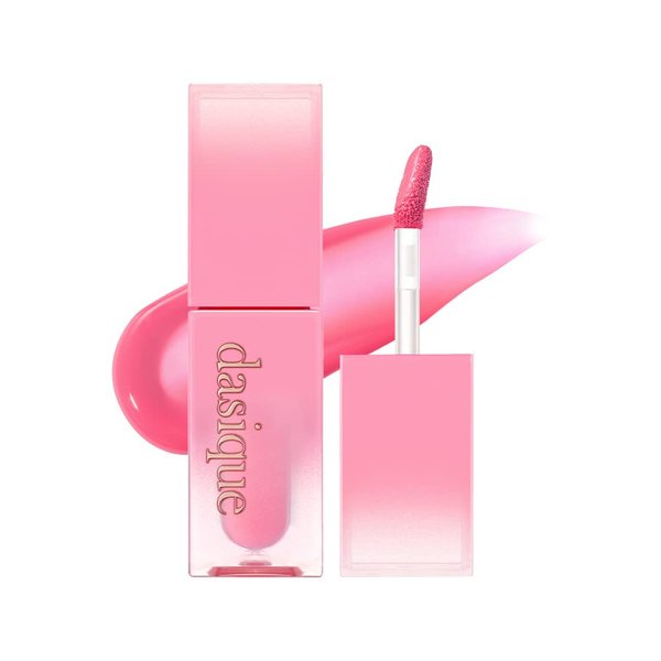dasique Juicy Dewy Tint (03 Pink Guava) | Long-wearing Glossy Lip Stain, Non-sticky | Vegan, Cruelty-free
