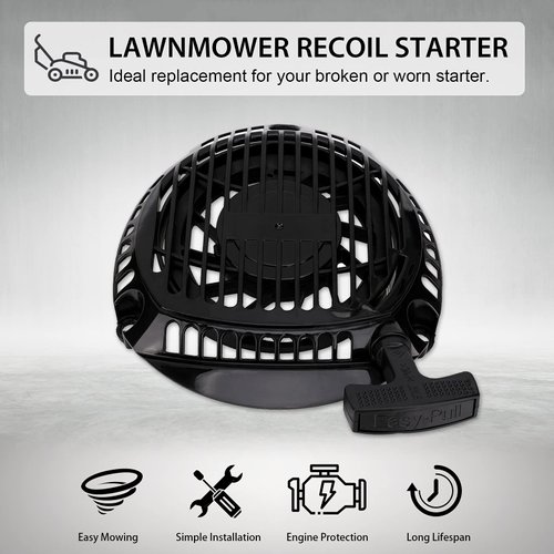 Recoil Starter Assembly For Kohler XT675 XT650 XT775 XT800 6.5 6.75 7.75 8.0 HP 149cc 173cc Engine Toro Lawn Mower Pull Start with Retractable Spring Pull Cord - Replaces 1416520, 14165 20S, 1416520-S