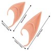 BBTO 2 Pairs Halloween Latex Elf Ears Cosplay Masks Fairy Gnome Ears, Nature Color