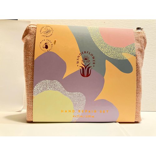 Wanderflower Hand Cream Repair 4pc Set Jasmine Basil Lavender