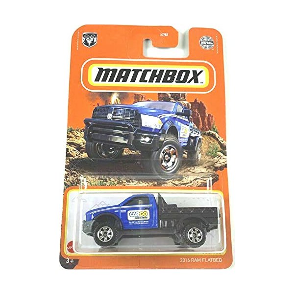 Matchbox 2016 Ram Flatbed 100/100 (Blue)