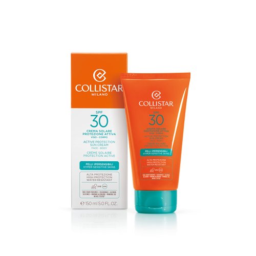 Collistar Active Protection Sun Cream Face Body Spf30 Hyper Sensitive Skins 150ml