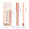 BINGBRUSH Colors Liquid Matte Lipstick and Lipliner Pack Set, Lip Tint Long Lasting 24 Hour Waterproof Velvet Nonstick Cup Lipgloss Lip Stain Pigmented Lip Makeup Gift Sets (1Pc 02#)