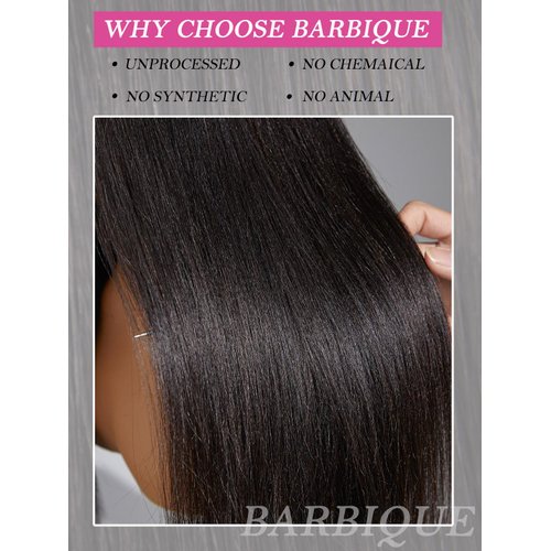 Barbique Straight Lace Front Wigs Human Hair Pre Plucked 13x4 Hd Lace Front Human Hair Wigs for Women 200 Density Brazilian Virgin Hair Straight Glueless Human Hair Wigs Bleached Tiny Knots 20 Inch