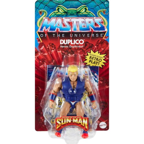 Masters of the Universe Origins Toy, Rise of Snake Men Duplico Action Figure, Articulated MOTU Collectible & Accessories