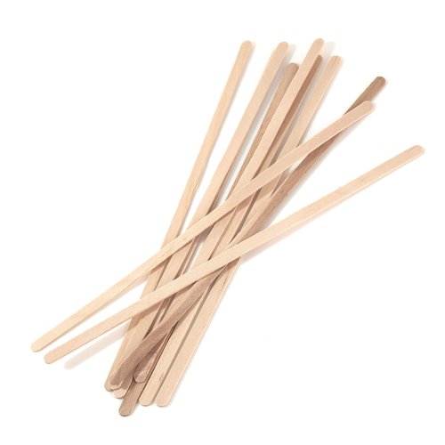 [4000 PACK] Wooden Coffee Stirrer Sticks 7.5 inch - Bio Degradable, Eco Friendly Beverage Stirrers, Splinter Free Birch Wood - Disposable Drink Stir Sticks for Tea, Beverage, Coffee and Arts & Crafts