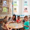 SmarLearnio Math Games,100 Math Facts Flash Card Addition and Subtraction Games,Math Manipulatives Kindergarten 1st 2nd Grade Classroom Must Have,Counting Educational Learning Toy Learning Activities