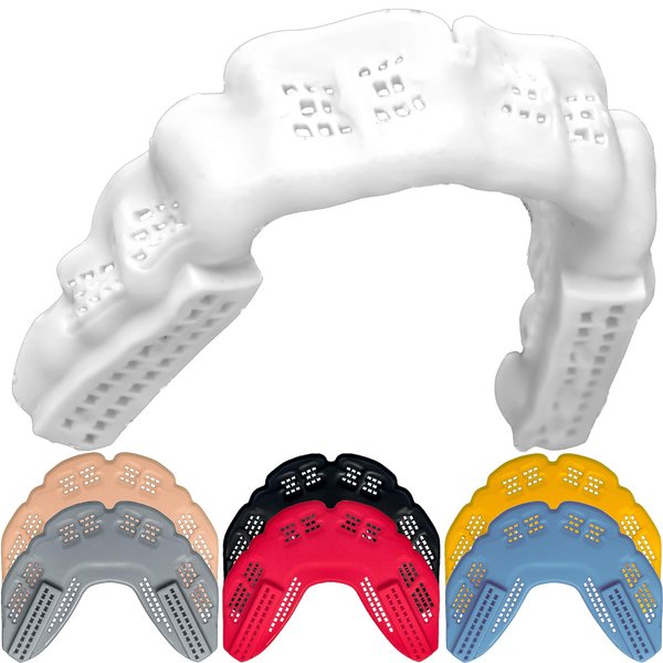 Bulletproof World’s Thinnest Night Guard is 3X Stronger! Dental TMJ Mouth Guard Grinding Teeth Clenching Nightguard Bite Sleep Sleeping Nighttime Bruxism Adult Youth Thin Mouth Guard