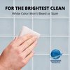 Commercial Light Duty Scrub Pad 4.625" x 10" - White (Pack of 5)