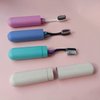 4 Pack Travel Toothbrush Case, Holder Toothbrush Travel Containers for Trip Home Camping Dust-Proof and Sanitary ，Travel Toothbrush Holder