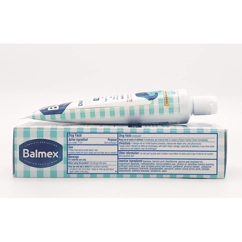 Balmex Zinc Oxide Diaper Rash Cream Advanced Formula - 2 oz, Pack of 3