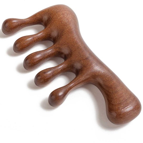 Moreinday Massage Comb Loc Comb for Sisterlocks Wooden Scalp Massager for Women Head Massager Scalp Gua Sha Comb Wooden Comb Sandalwood Comb for Men