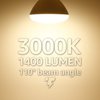 TORCHSTAR BR40 LED Light Bulbs, Indoor Flood Light, Dimmable, 3000K Warm White, 1400lm, E26 Base, Recessed Can Light, High Lumen, 17W (100W Eqv.), Flicker-Free, UL & Energy Star Listed, Pack of 4