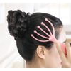 Angzhili Head Massager,Protable Hand Held SPA Scalp Massager for Stress Relax,Gentle Massage Comb Massager,Comfortable Handheld Claw Scalp Massager (Pink)