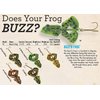 Rebel Lures Buzz'N Frog Topwater Buzzbait Fishing Lure, 2 1/2 Inch, 1/2 Ounce, Green Bullfrog