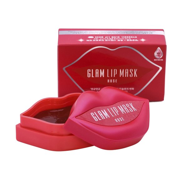 BEAUUGREEN HYDROGEL Glam Lip MASK Rose - 50g 20pcs/ Chubby and Plumping Lips/No Parabens/Fill Out The Fine Lines and Wrinkles Around The Mouth