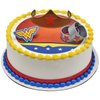 DecoPac 7222, Wonder Woman Strength and Power Cake Toppers, 3", count of 4