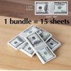 300 PCS/20 Bundles Mini Doll Money Mini Dollar Bill Model Simulation Luggage case Toys Dollhouse Accessories Surprise Gift Miniature Scene Props Christmas Party Favors