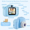 Kids Camera Toys for 6-12 Years Old Boys Girls,Toddler Camera with Protective Silicone Cover,HD Digital Video Cameras with Dual Lens 32GB SD Card,Christmas Birthday Gift for 6 7 8 9 10 11 12