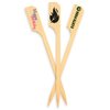 3.5" Custom Eco-Friendly Bamboo Paddle Food Picks - Ideal for Appetizers, Cocktail Garnishes, and Events - Personalizable with Full-Color Printing - Catering, Restaurants, and Parties - 50 Pack