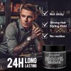 immetee Hair Pomade for Men Strong Hold, High Shine Hair Wax Hair Gel for Men, Colorless Water Based Hair Clay Easy to Wash Non-greasy All Day Hold for All Hair Styles-150g/5.29oz (Hair Pomade 1)