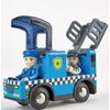 Hape Police Car with Siren | 3Piece Cops & Robbers Play Set with Action Figures Multicolor, L: 3.7, W: 2, H: 1.4 inch